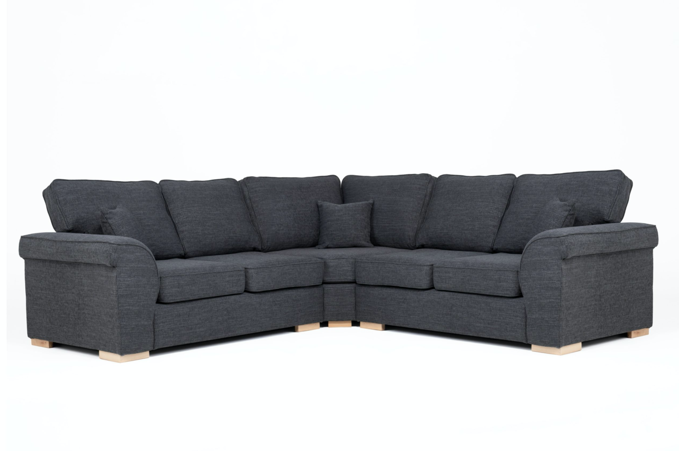 London Fabric Corner Sofa (2C2)