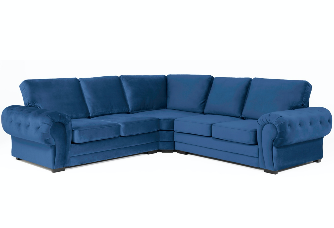 Verona Velvet Corner Sofa (2C2)