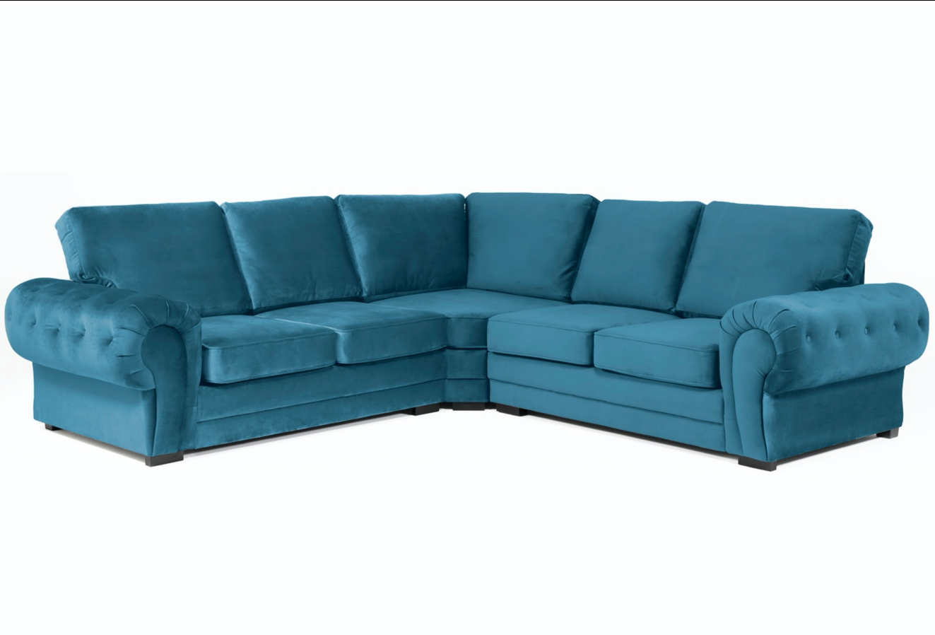 Verona Velvet Corner Sofa (2C2)