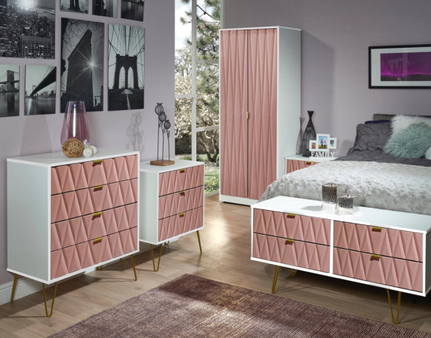 Diamond 5 Drawer Chest