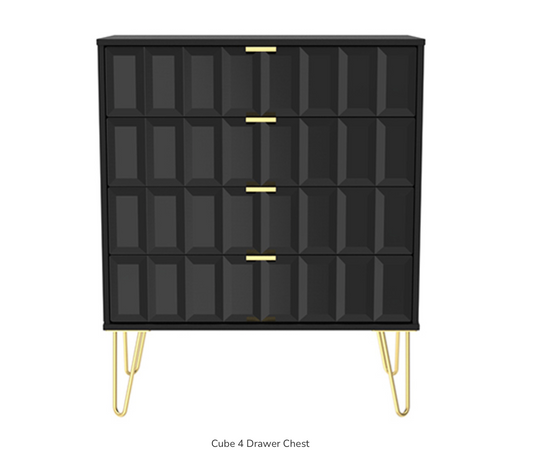 Cube 4 Drawer Chest